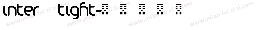 Inter Tight字体转换